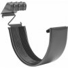 Spojka žľabu strešného KJG pozink - farebný - RAL 7016 Antracitová - 333 mm (šírka žľabu 153 mm)