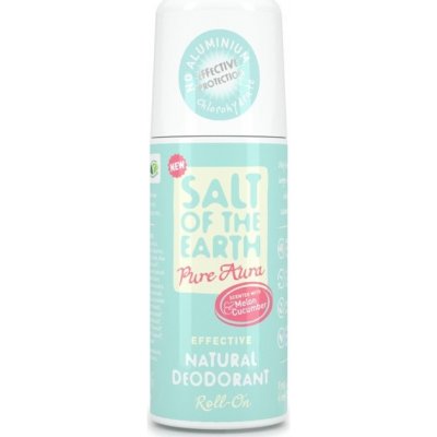 Prírodný kryštálový deodorant PURE AURA - melón, uhorka roll on 75 ml