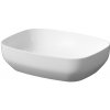 CERSANIT - Umývadlo na dosku LARGA Rectangular biela mat (50x38) K677-016