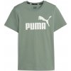 Puma ESS Logo Tee B khaki biela