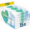 PAMPERS Harmonie Aqua vlhčené obrúsky Plastic Free 15× 48 ks