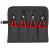 KNIPEX Set klieští na poistné krúžky, 4 dielny