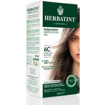 Herbatint permanentná farba na vlasy tmavá popolavá blond 6C 150 ml