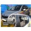 Deflektory - Protiprievanové plexi Opel Agila 5D od 2008 (+zadné)