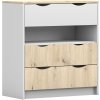 Wilsondo Komoda Joy 3S - biela/dub artisan