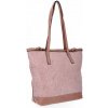 Dámska kabelka shopper bag David Jones púdrová ružová CM6309