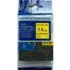 Kompatibilná páska s Brother HSe-611, 5,8mm x 1,5m, čierna tlač / žltý podklad