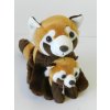 Plyšová panda červená s mládětem 23 cm - plyšové hračky