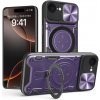 Kryt Magnetic Holder Armor Camshield na iPhone 16e - Fialová