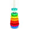 Fat Brain Toys točiaca sa veža pre bábätká pyramída SpinAgain