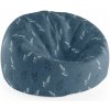 Sablio Sedací vak Cocoon Modré klásky - 75 x 45 x 35 cm