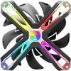 Zalman ZM-SF120, Ventilátor, 120mm, FDB ložisko, 4-pin PWM + 3-pin, ARGB LED, spider design