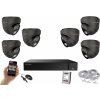 Monitorrs Security AI hybrid Light IP 6 kamerový set 5 Mpix GDome (6142K6) (Monitorrs Security)