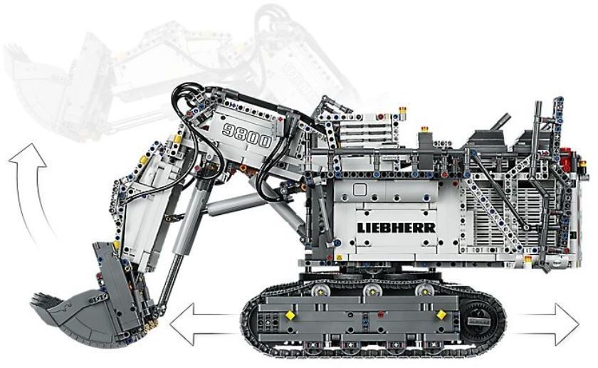 LEGO® Technic 42100 Bager Liebherr R 9800 od 750,38 € - Heureka.sk