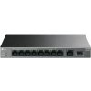 TPL TP-Link LiteWave LS1210GP sieťový prepínač Nespravované Gigabit Ethernet (10/100/1000) Podpora napájania cez Ethernet (PoE) Čierna