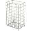 Skladací drôtený odpadkový koš biely, 50 l [1 ks]