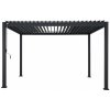 Outdoor Creations ALUSTEEL 300x400cm 4 nohy Antracit RAL 7015