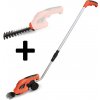 Nožnice na trávu, kríky, 7,2 V Li-Ion teleskopická tyč s kolesami ASIST 723659