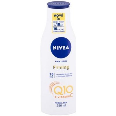 Nivea Q10 + Vitamin C Firming zpevňující tělové mléko pro normální pokožku 250 ml pro ženy