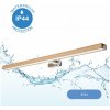 Brilagi | Brilagi-LED Kúpeľňové osvetlenie zrkadla WOODY MIRROR LED/15W/230V IP44 dub/chróm | BG15126