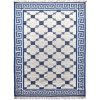 Diamond Carpets India , Ručne viazaný kusový koberec Geo DESP P82 Silver Blue, 300x400, modrá, chodba / predsieň