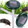 Solárny odpudzovač proti krtkom a hlodavcom XXL 2 ks čierna