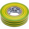 YATO YT-81655 / Izolačná páska elektrikárska PVC 19mm / 20m / žltozelená (YT-81655)