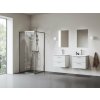 Ravak Blix II sprchovací kút 80x80 cm obdĺžniková hliníková lesklé/priehľadné sklo 1LM40C00Z1