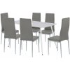 Jedálenský set Renton 6+1 sivý