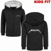 mikina s kapucňou METAL-KIDS Metallica (Logo) Čierna