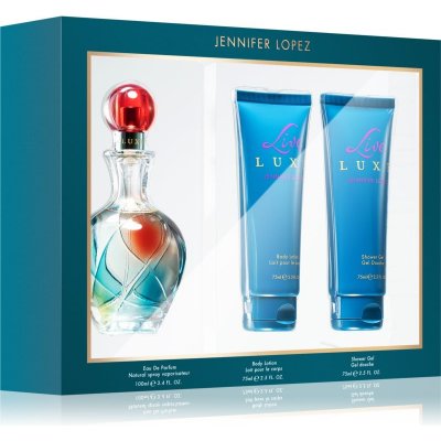Jennifer Lopez Live Luxe parfumovaná voda 100 ml + telové mlieko 75 ml + sprchový gél 75 ml