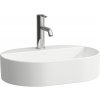 LAUFEN Savoy oválna umývadlová misa s otvorom, bez prepadu, 550 x 380 mm, biela, H8129450001111