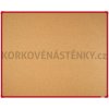 Korková nástenka 150x120 (AL rám červený)