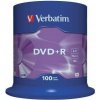 Verbatim DVD+R, Matt Silver, 43551, 4.7GB, 16x, spindle, 100-pack, bez možnosti potisku, 12cm, pro archivaci dat