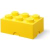 LEGO Storage LEGO úložný box 6 Barva: Žlutá (6 Knobs)