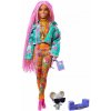 Barbie Extra Štýlová dlhovláska s myškou, Mattel GXF09 (mGXF09)
