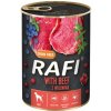 RAFI paštéta s hovädzím mäsom, čučoriedkami a brusnicami 400g -konzerva