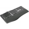 C-TECH klávesnica KB-113E USB, ERGO, čierna, CZ/SK