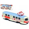 Rappa Kovová česká retro tramvaj 16 cm PRAGUE