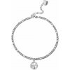 Swarovski e. náramok na nohu z chirurgickej ocele Rivoli M sel1014