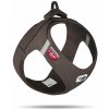 Postroj pre psa Curli Clasp Air-Mesh hnedý M