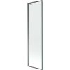 MEXEN/S - Next L vaňová zástena FIX 50 x 150, čierna vzor, grafit metal 895-050-000-03-70-95