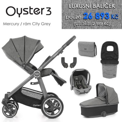 BabyStyle Oyster 3 set 6 v 1 Mercury / City Grey 2021
