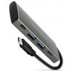 AXAGON HMC-4G2, USB-C 3.2 Gen 2 10 Gb/s hub, porty 2x USB-A + 2x USB-C, kabel USB-C 13cm