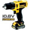 Vŕtačka/Skrutkovač dvojrýchlostná 15/24Nm 10,8V XR 2x2,0Ah kufrík DEWALT DCD710D2