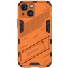 AppleKing odolný ochranný kryt so stojančekom pre iPhone 13 mini - oranžový - možnosť vrátiť tovar ZADARMO do 30tich dní