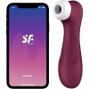 Satisfyer Pro 2 Generation 3 with Liquid Air Technology, Vibration and Bluetooth App Wine Red