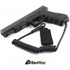 RAMWEAR PSST-Strap QD460 bezpečnostní šňůra, armádní černá