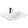 Geberit Selnova Square umývadlo 60x48 cm obdĺžnik umývadlo na nábytok biela 500.994.00.1