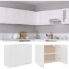 vidaXL Kuchynská skrinka, biela 80x31x60 cm, drevotrieska
